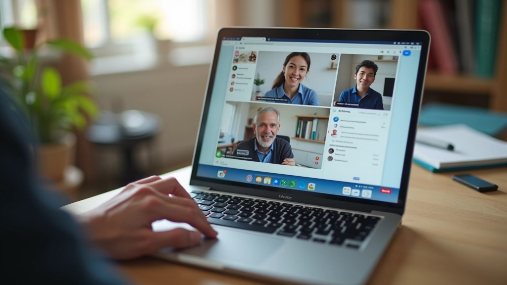 Screen sharing during video call